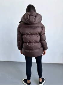 Куртки и дубленки UVENTUM модель Теssa-eva-brown Фото