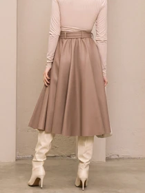 Юбки ISSA Plus модель 13175_beige Фото