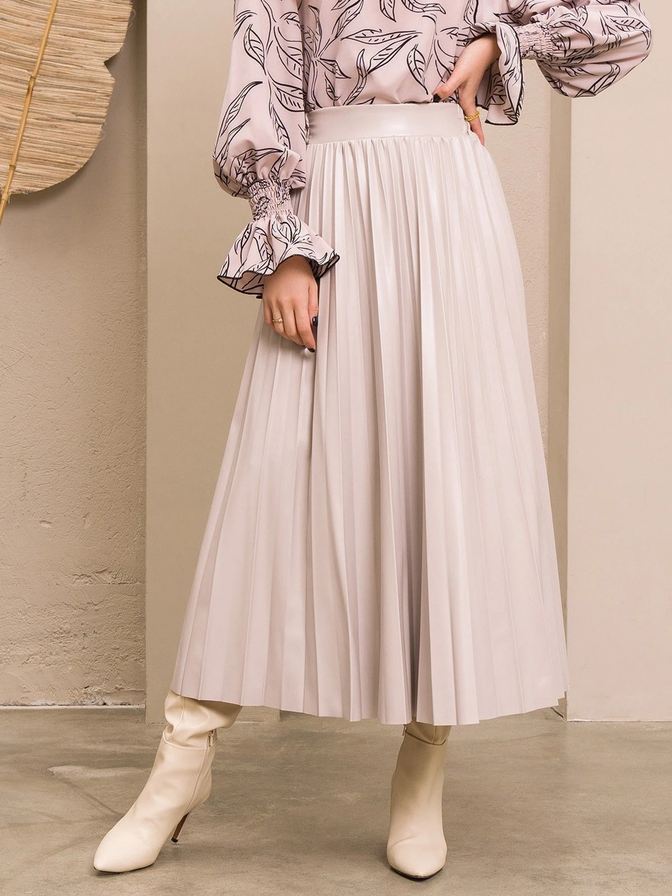 Юбки ISSA Plus модель SA-379_grey Фото