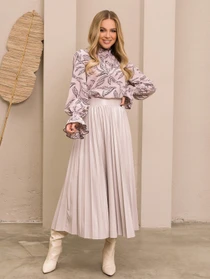 Юбки ISSA Plus модель SA-379_grey Фото