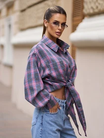 Рубашки ISSA Plus модель 15842_мультиколор Фото