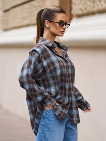 Рубашки ISSA Plus модель 15846_мультиколор Фото