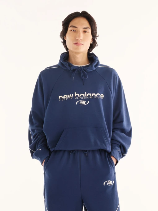 Худи и свитшоты New Balance Trackside French Terry модель MT62W318NNY Фото