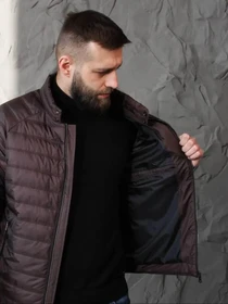 Куртки та дублянки D&V couture модель 138-DLV-brown Фото