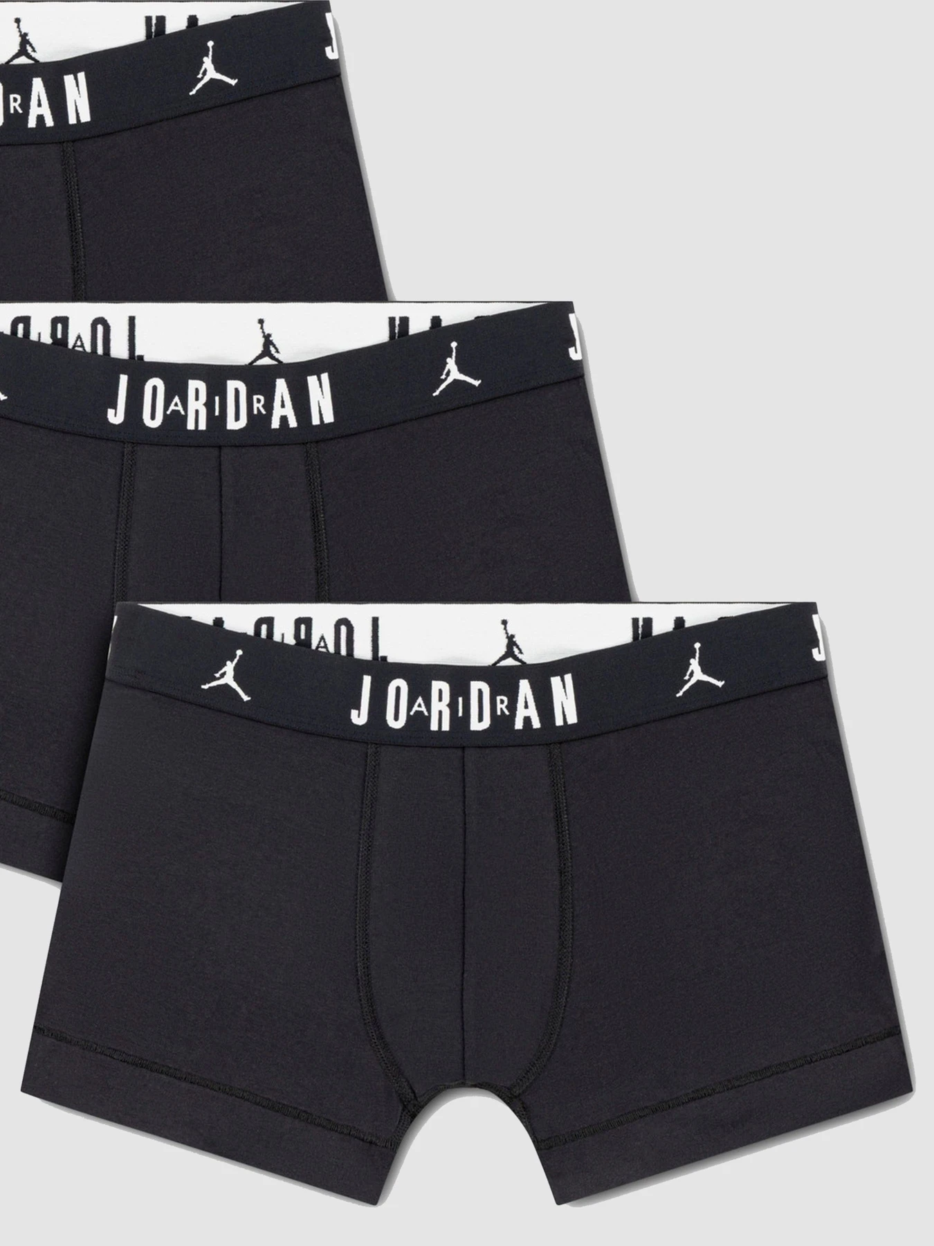 Нижнее белье Jordan Jhm Mens 3 Pk Flight Cotton Tru Boxer модель JM0891-023 Фото