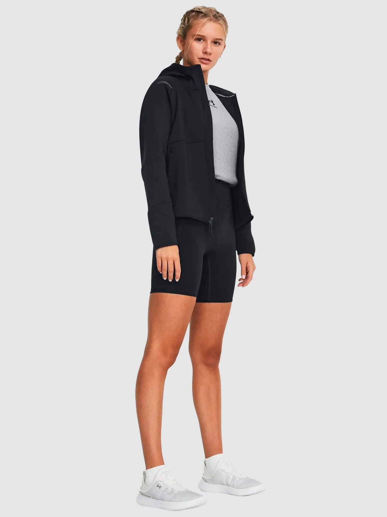 Худи и свитшоты Under Armour Unstoppable Flc Fz Black модель 1379842-001 Худи и свитшоты Under Armour Unstoppable Flc Fz Black модель 1379842-001 Фото