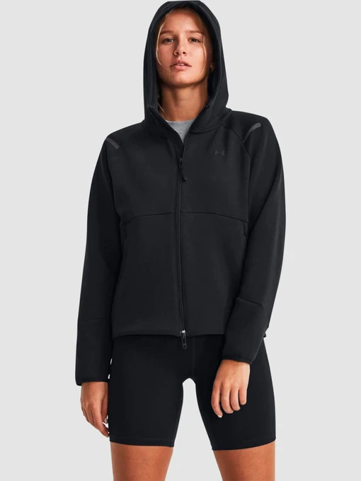 Худі та світшоти Under Armour Unstoppable Flc Fz Black модель 1379842-001 Фото