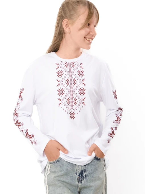 Вишиванки Носи своє модель 6363-2-blij-chervonij-ornament Фото