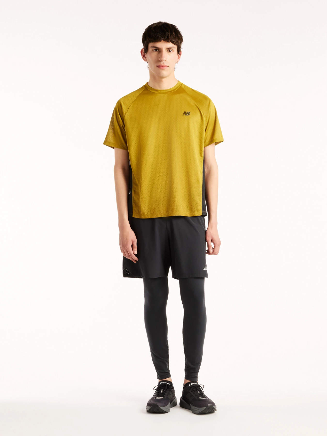 Футболки и поло New Balance Viz-Tech Run модель MT61O0TKBIL Футболки и поло New Balance Viz-Tech Run модель MT61O0TKBIL Фото
